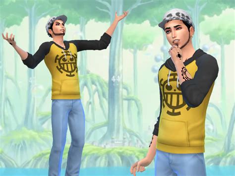 trafalgar law outfit|The Sims Resource